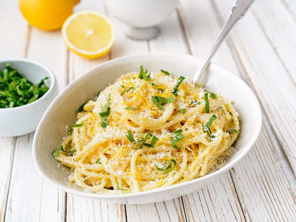 Pâtes à la sauce au citron Recette de Pâtes à la sauce au citron