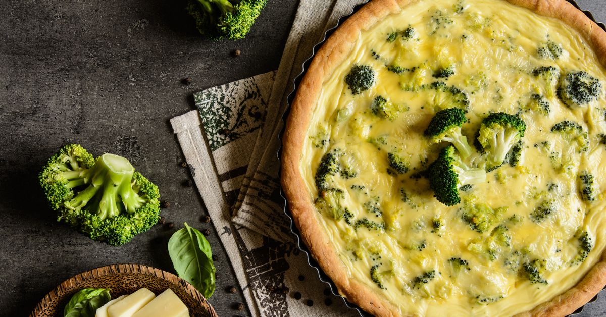 Quiche brocolis-fromage frais : recette de Quiche brocolis-fromage frais