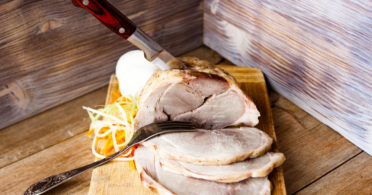 Jambon braisé au cidre de Normandie recette de Jambon braisé au cidre de Normandie