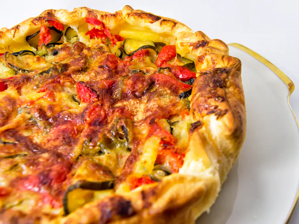 quiche tomates, courgettes et pommes de terre
