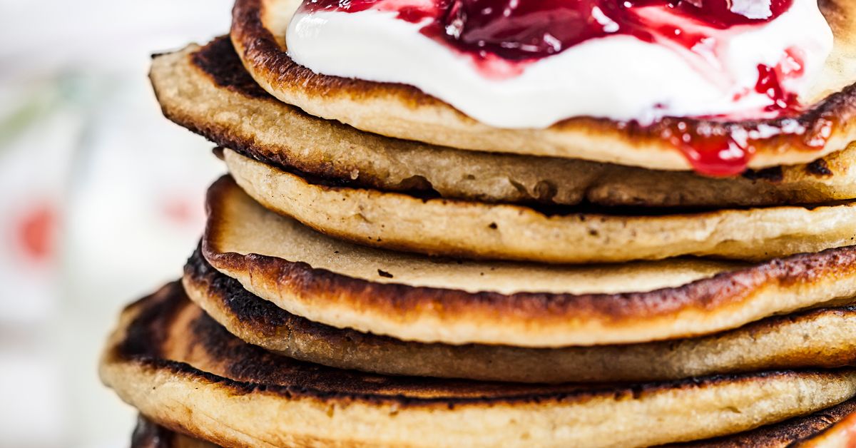 Pancakes à la compote de pomme : recette de Pancakes à la compote de pomme
