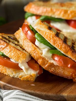 croque-monsieur italien à la mozzarella