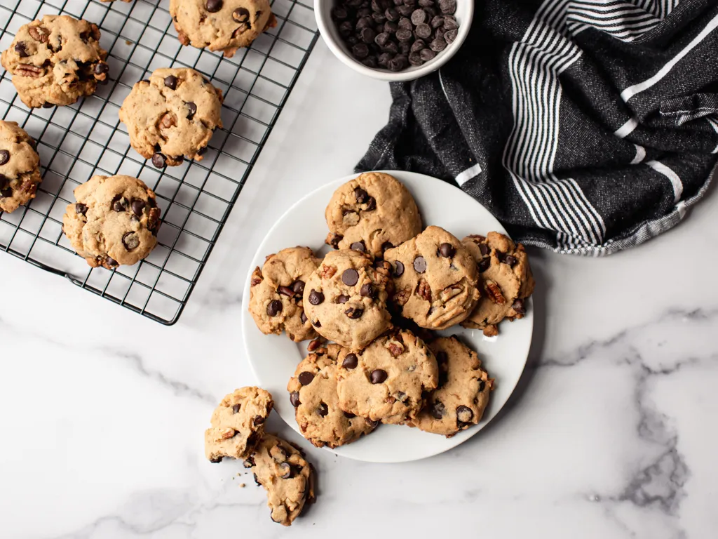 Cookies aux pépites de chocolat et noix de pécan - Clemfoodie