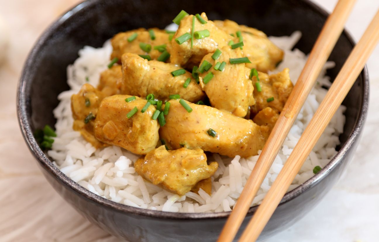 Filet de poulet au curry : Recette de Filet de poulet au curry - Marmiton