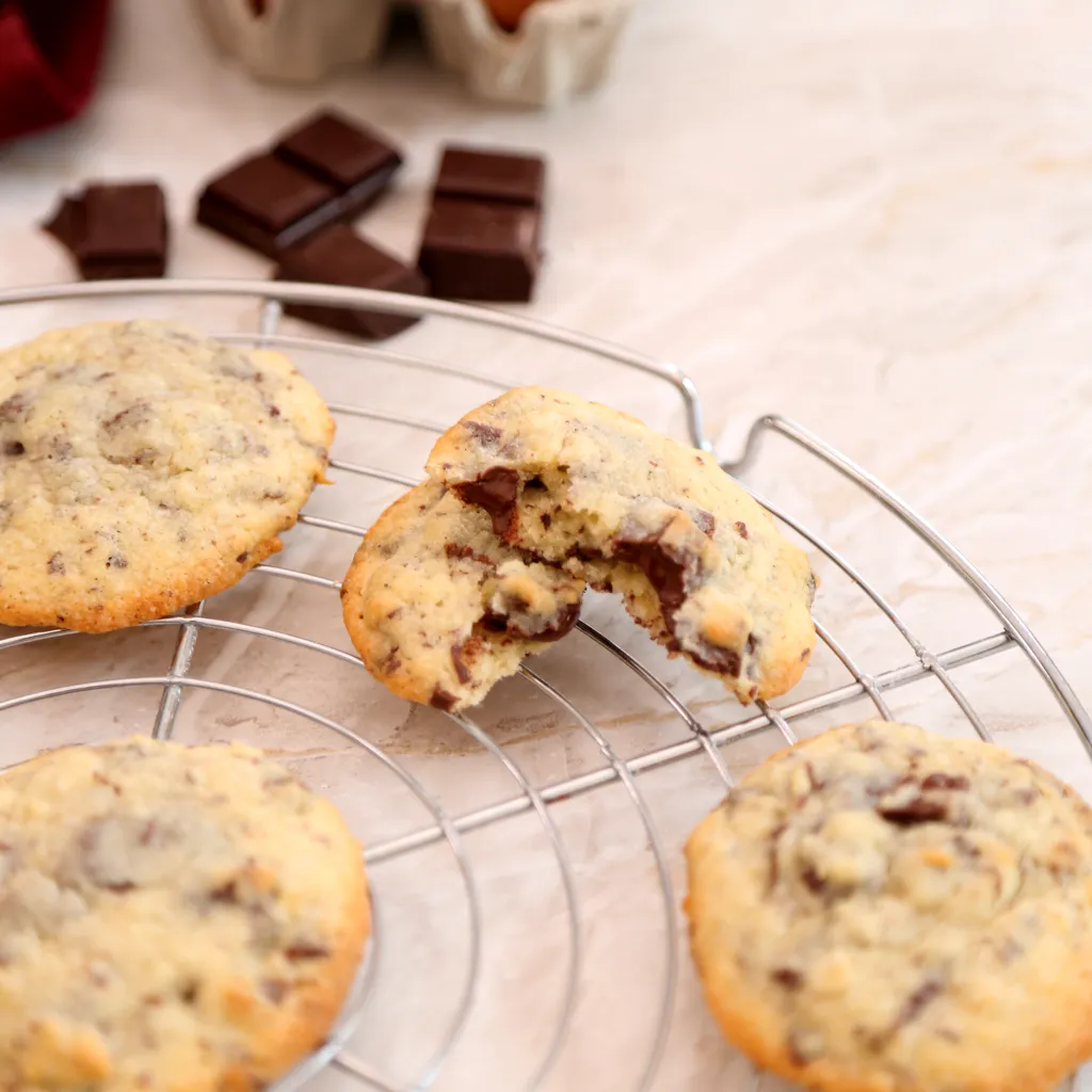 Comment Faire Des Pépites De Chocolat Avec Une Tablette Thermomix Cookies aux pépites de chocolat : recette de Cookies aux pépites de chocolat
