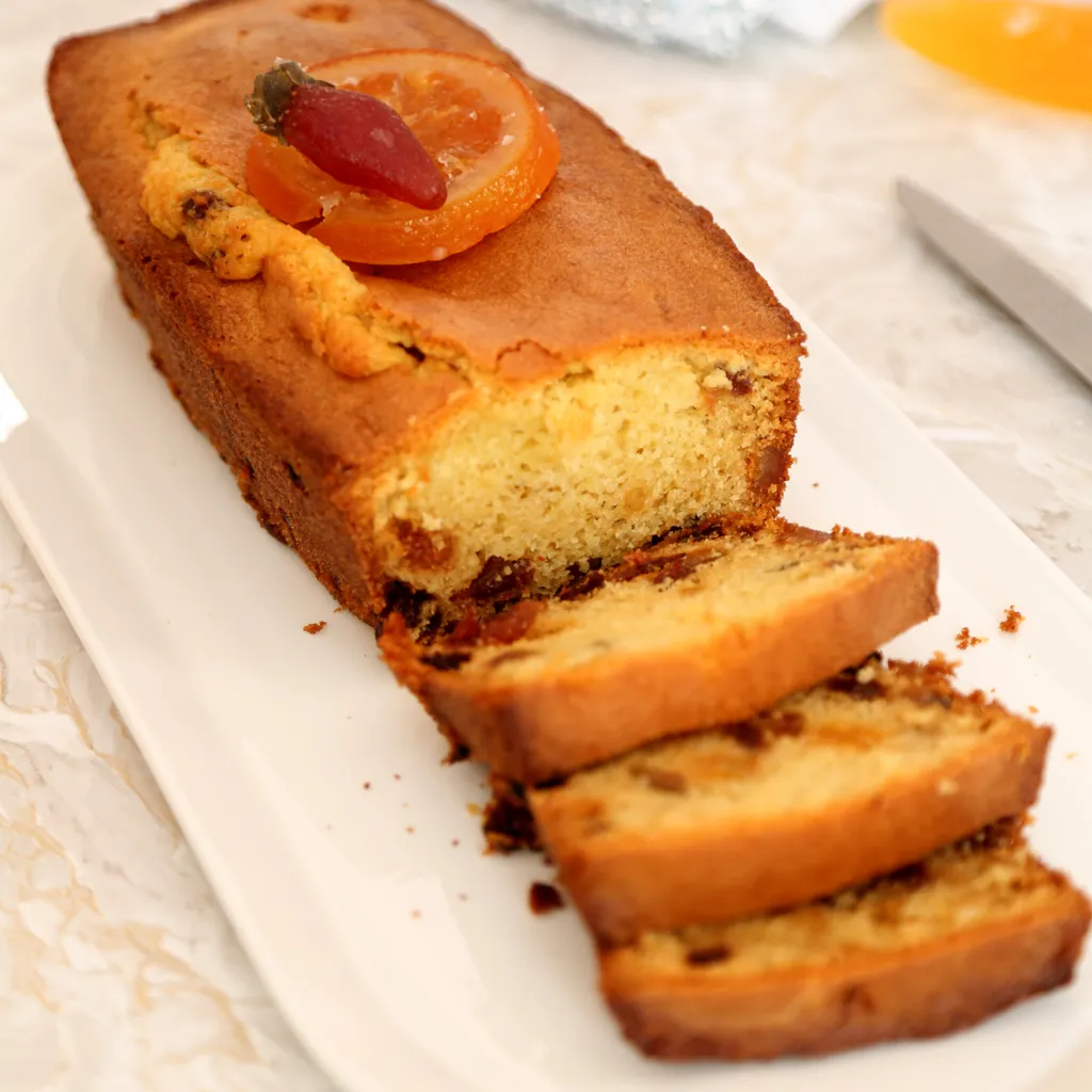 Recette - Cake aux fruits confits express 