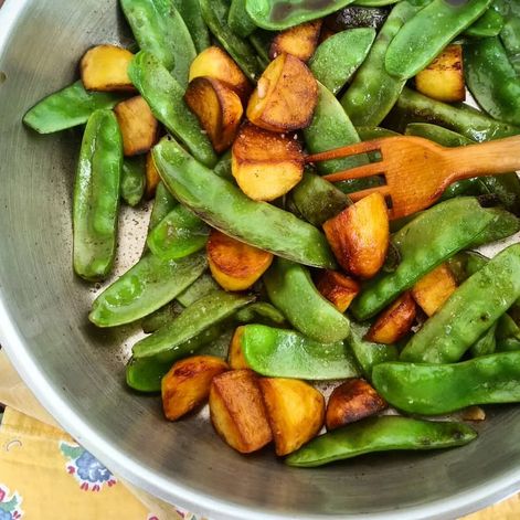 Recette Pois Gourmand Thaï Recette Pois Gourmand Aux Lardons Au Cookeo 12 Poêlée de pois gourmands et pommes de terre : Recette de Poêlée de pois