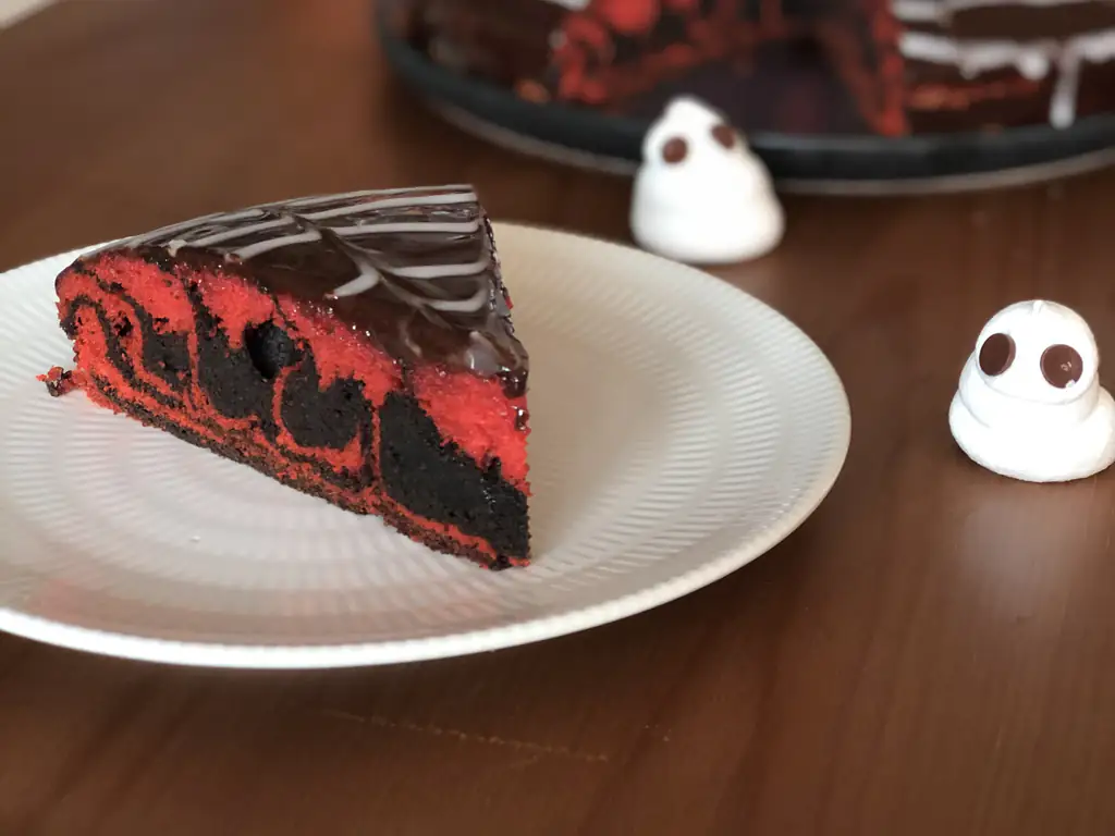 marbré aux couleurs d'halloween