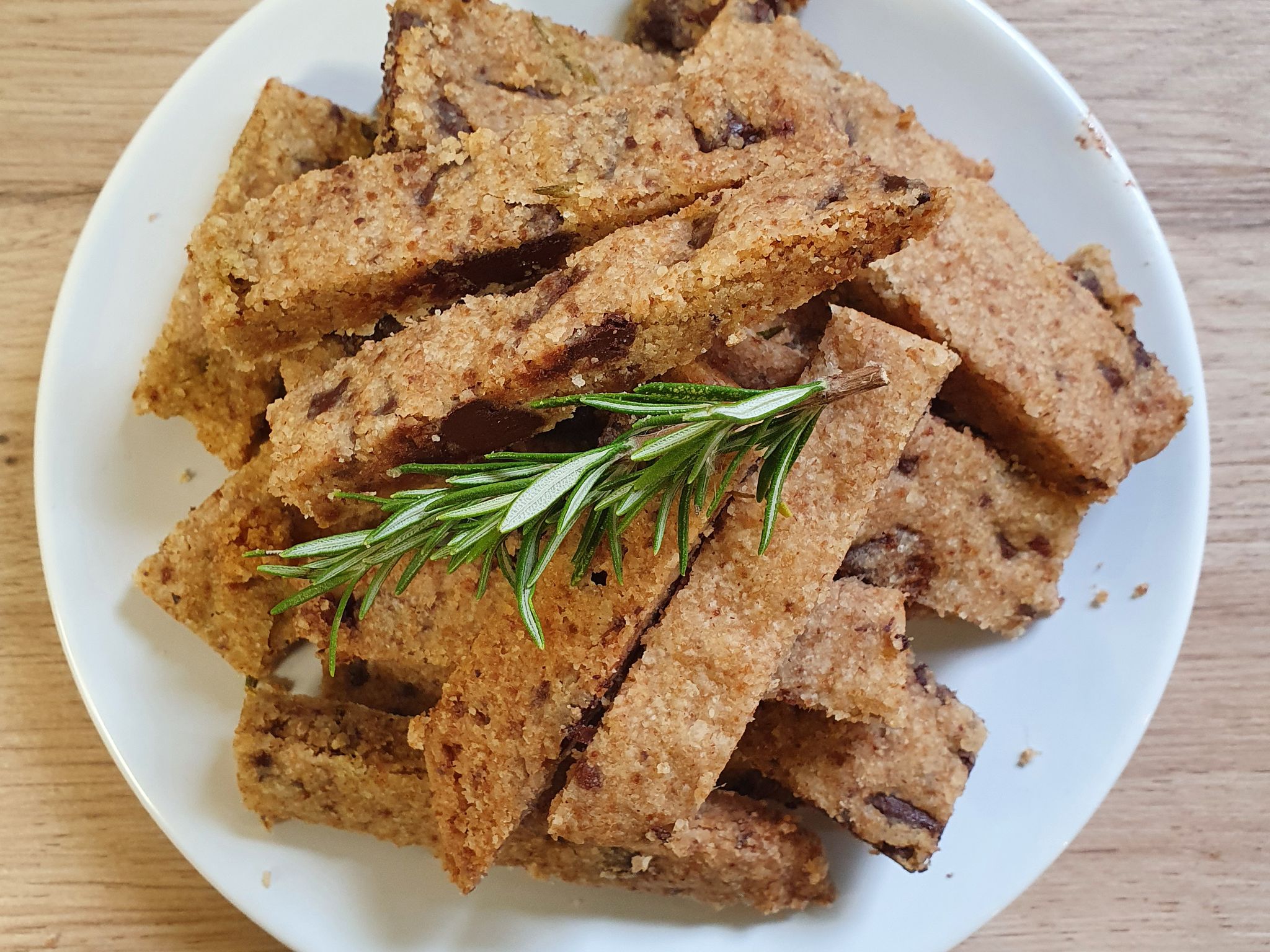 Shortbread Huile D'olive, Romarin & Chocolat : Recette De Shortbread ...