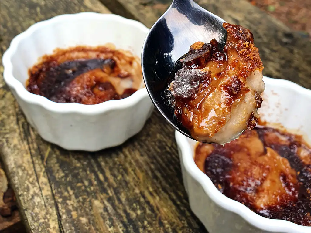 crèmes brûlées à la châtaigne
