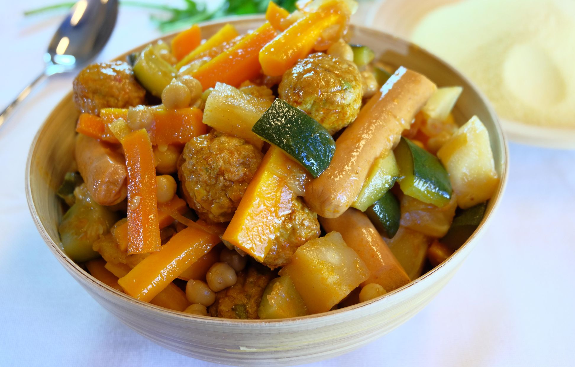 couscous végétal au cookéo : Recette de couscous végétal au cookéo
