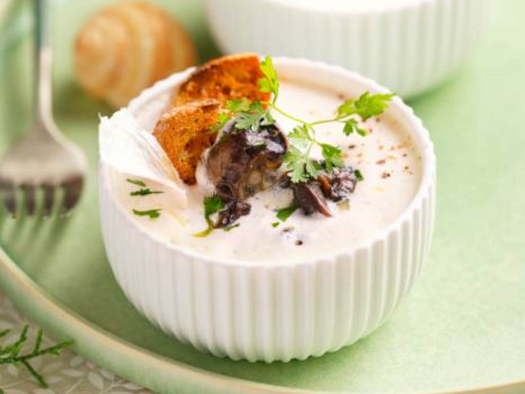 Recette D'escargots à La Crème Et Aux Champignons Cassolettes d’escargots à la crème d'ail : Recette de Cassolettes d