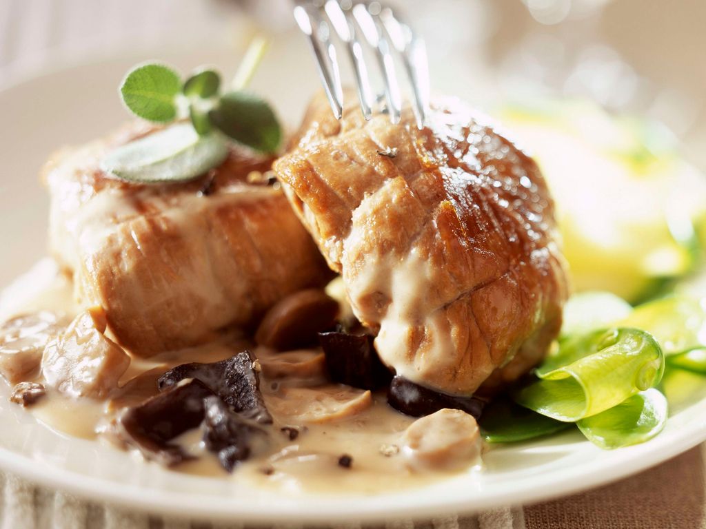 Paupiettes de veau aux champignons : Recette de Paupiettes de veau aux