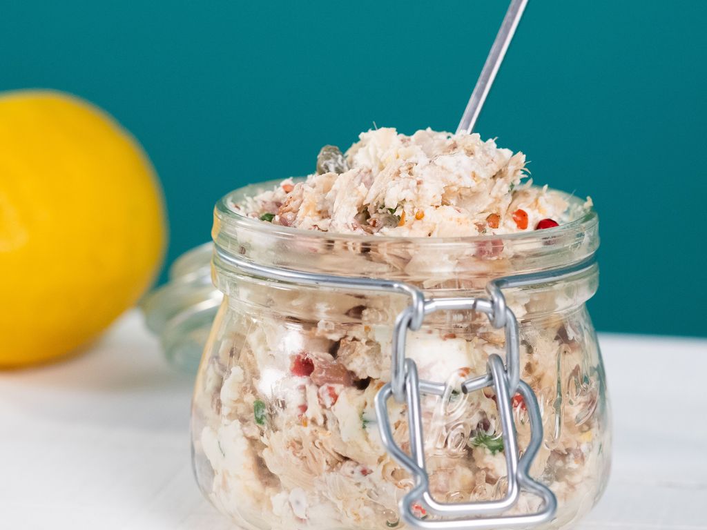 Rillette de maquereau au fromage : Recette de Rillette de maquereau au
