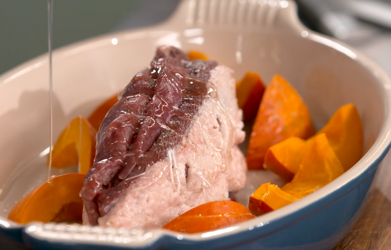 Rôti de magret de canard et potimarron par Laurent Mariotte Recette