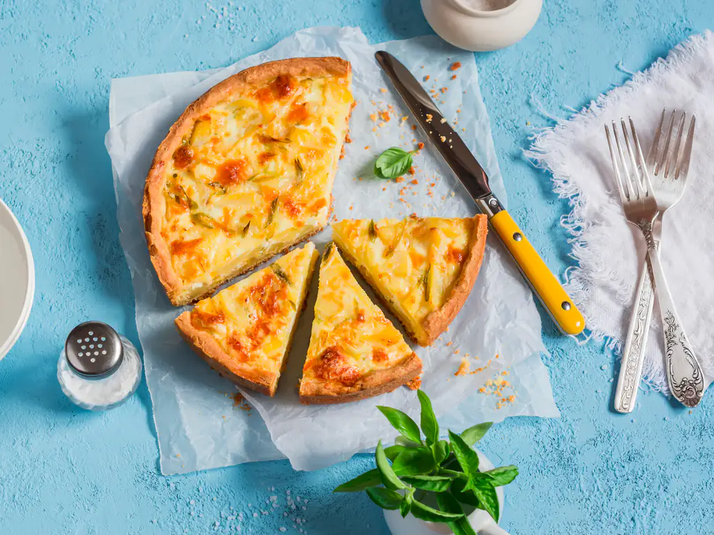 tarte salée pommes de terre et camembert