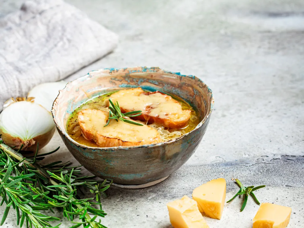 soupe à l'oignon