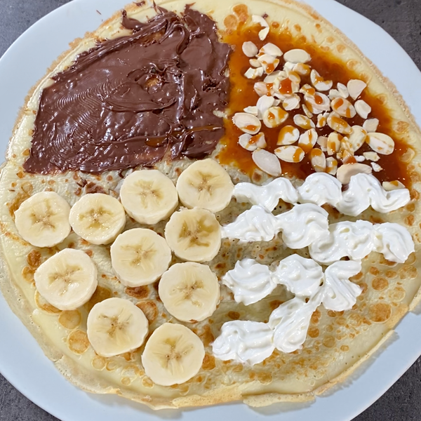 Crêpe tortilla aux oeufs Recette de Crêpe tortilla aux oeufs