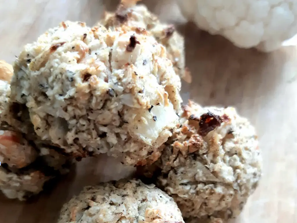 falafels de chou-fleur aux haricots blancs