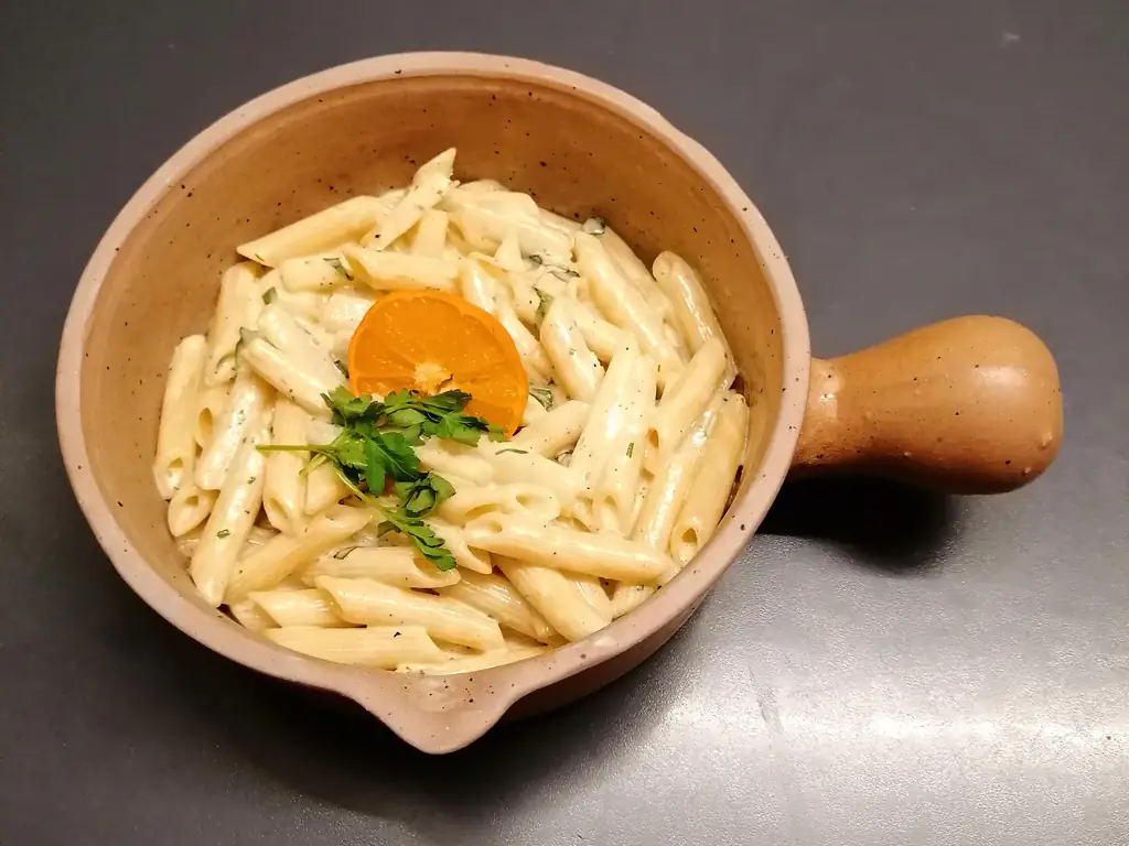 penne aux asperges