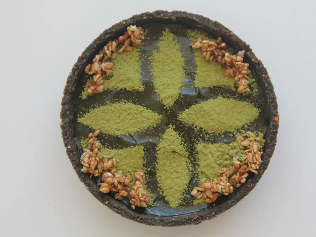 tartelettes matcha & sésame (vegan et sans gluten)