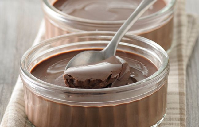 Flan de chocolate
