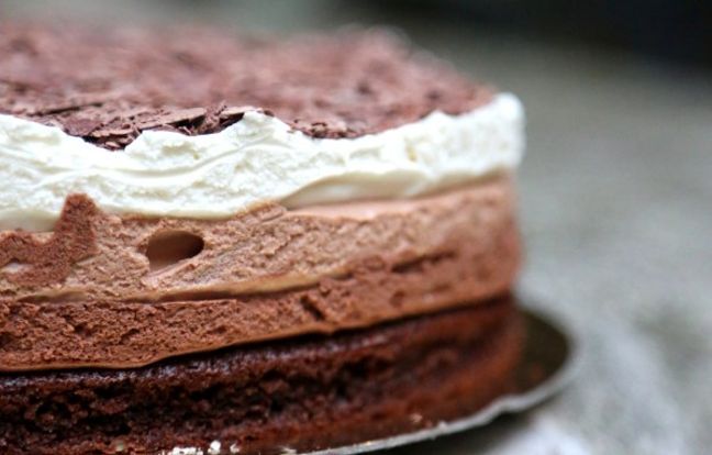 Tarta de 3 chocolates