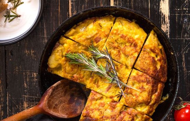 Tortilla de patatas fritas de bolsa