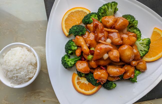 Pollo a la naranja