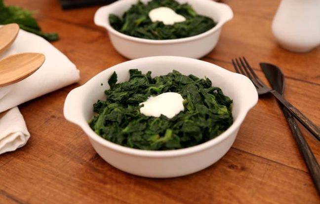 Espinacas a la crema