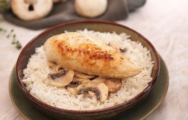Filetes de pollo a la crema