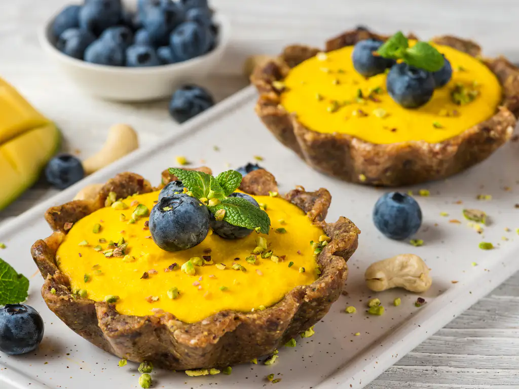 tartelettes sans cuisson à la mangue