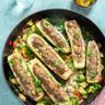 Courgettes farcies au barbecue