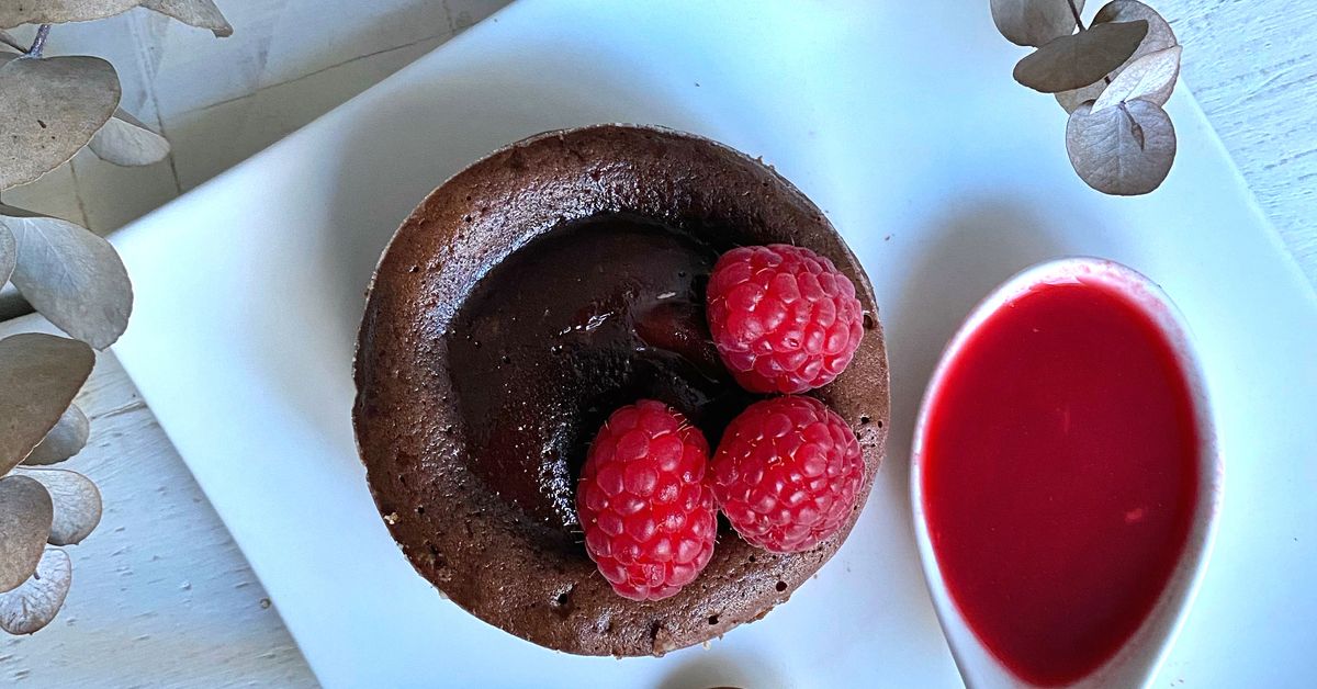 Moelleux Au Chocolat Coeur Coulant Framboises Par Anais Grangerac Recette De Moelleux Au Chocolat Coeur Coulant Framboises Par Anais Grangerac