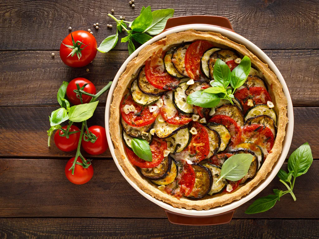 tarte aux courgettes façon tian