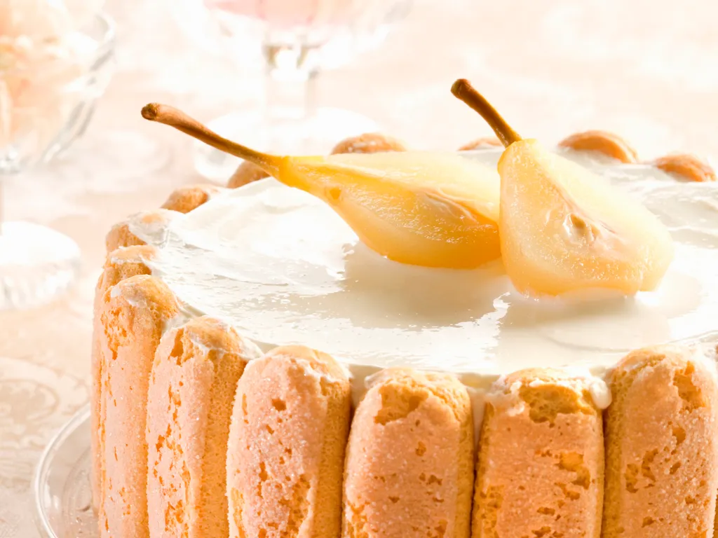 charlotte aux poires et chocolat