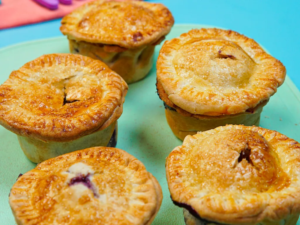 tarte aux myrtilles des schtroumpfs