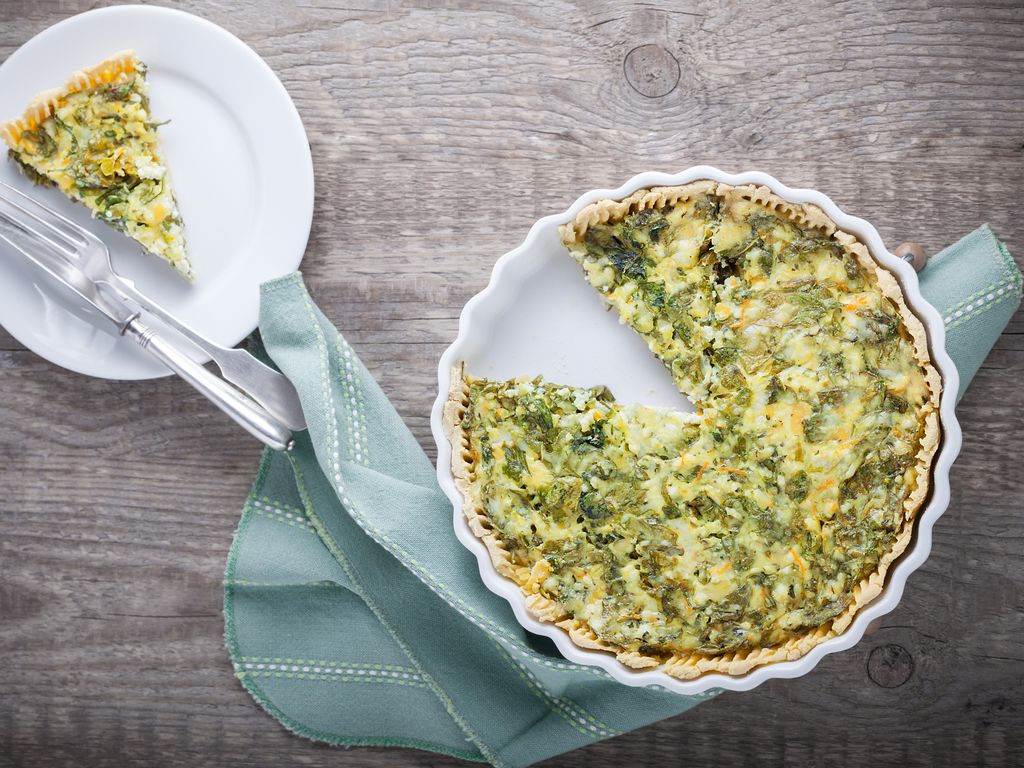 Quiche aux épinards : Recette de Quiche aux épinards