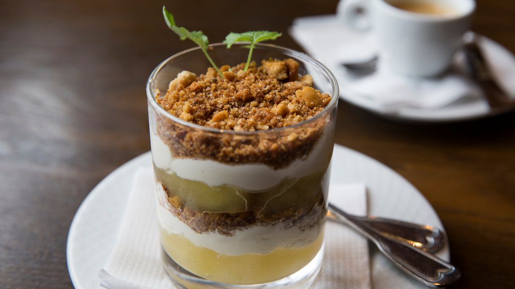 Verrine super simple à la pomme et au spéculoos