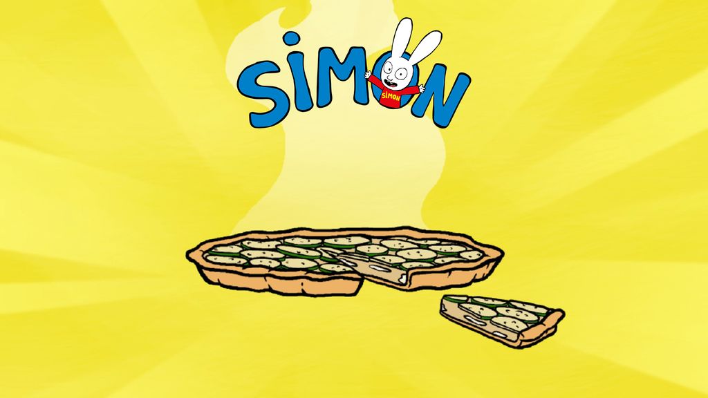 Quiche à la courgette et au chèvre de Simon Super Lapin