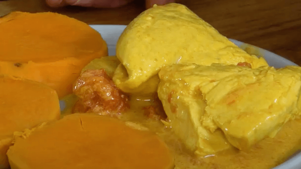 Poulet au curry sucré-salé de Philippe