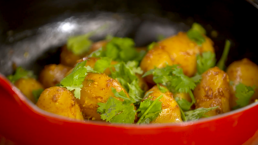 Pommes de terre aux épices de Kabita par Laurent Mariotte et Sonia Ezgulian