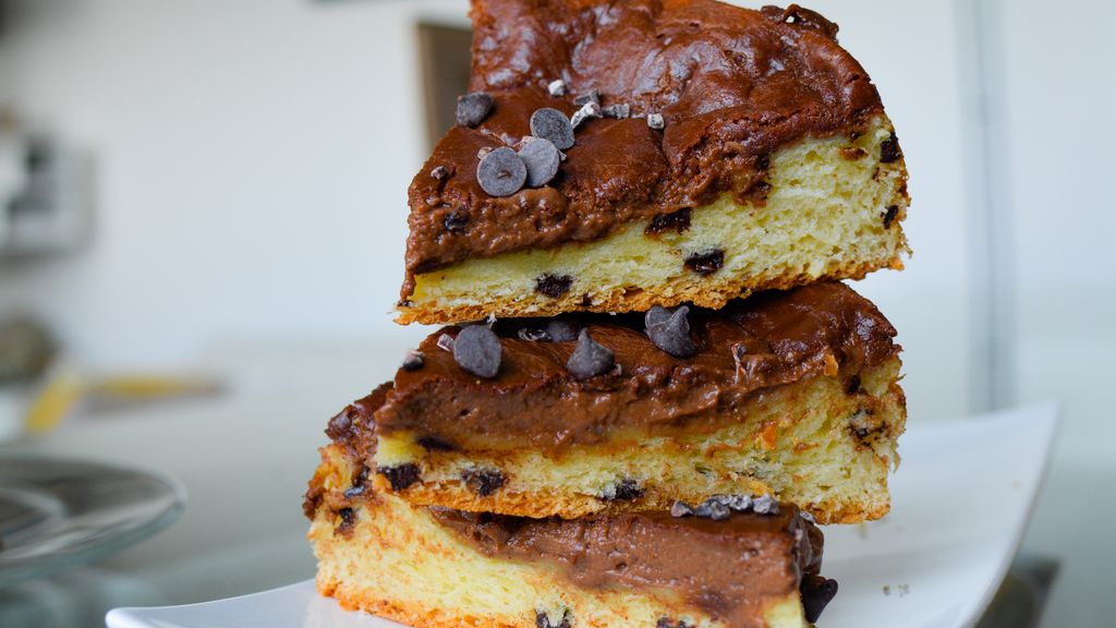 Tarte briochée au chocolat
