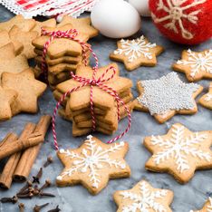 biscotti a stella di Natale