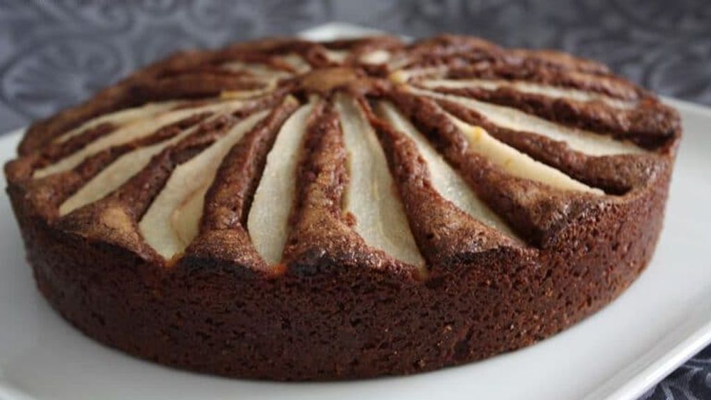 Gateau poire/chocolat sans gluten ni lait