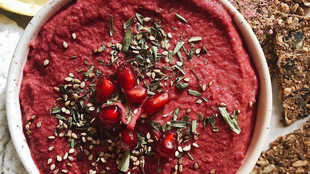 houmous de betteraves