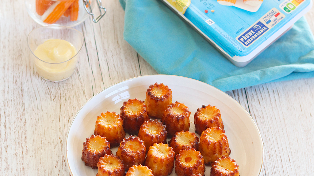 Cannelés salés au surimi