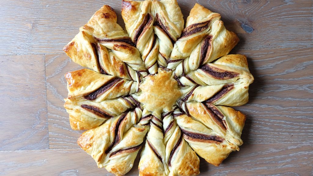 Tarte étoile poire chocolat