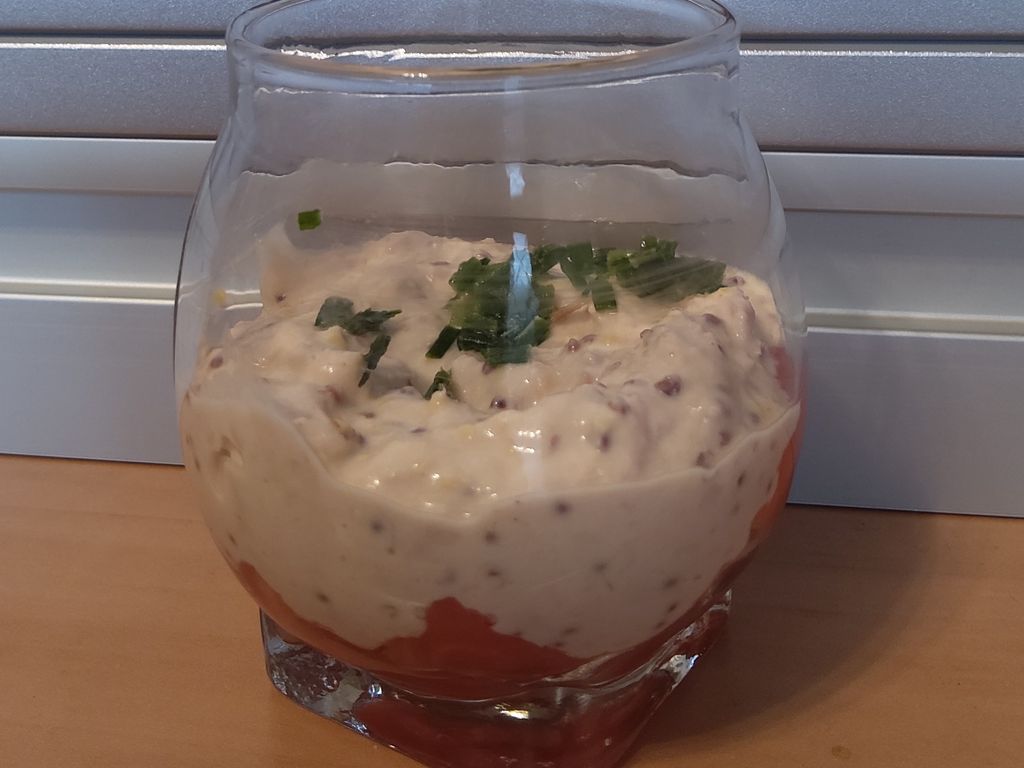 Verrines de thon au tabasco : Recette de Verrines de thon au tabasco