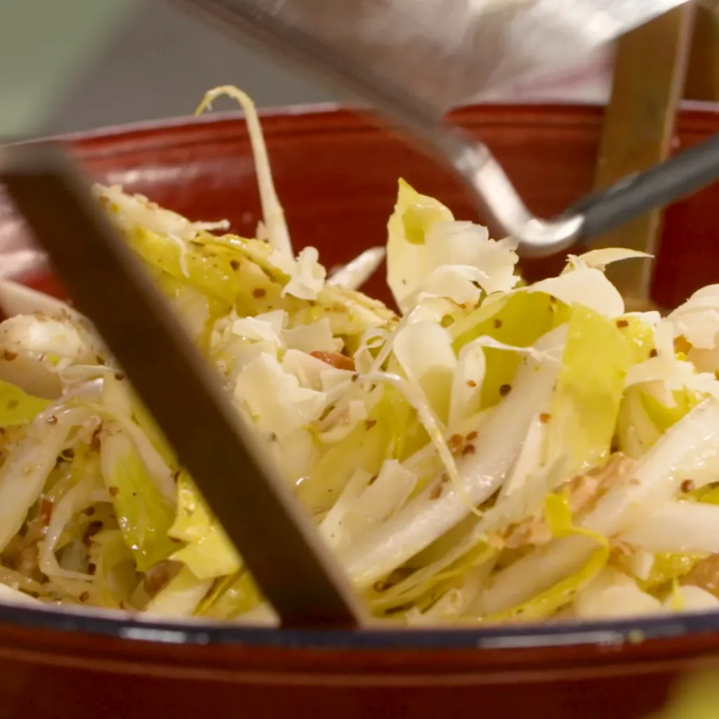 Salade d'endives, pommes et noix par Laurent Mariotte-image